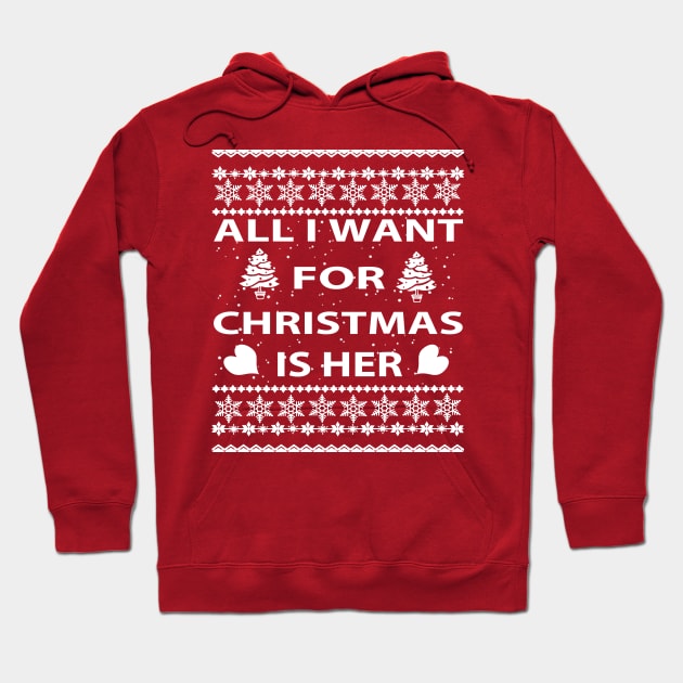 All I Want For Christmas Hoodie by kecy128